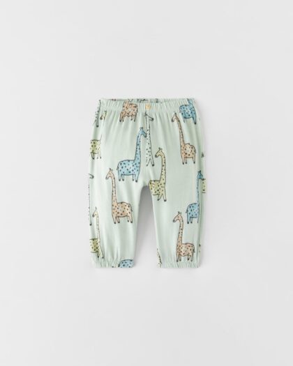 Giraffe Slub Knit Trousers