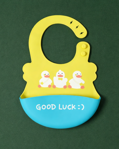 Silicon BPA & PVC Free Bib For Baby | Green Blue Color