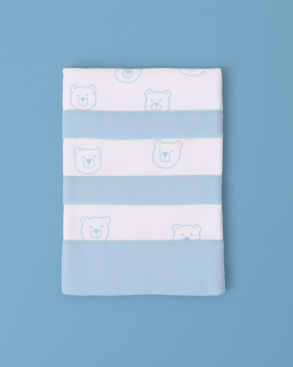 Wash Cloth Set of 6 for Infant Baby | Blue