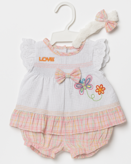Cotton Suit For Girls 3 Piece Set