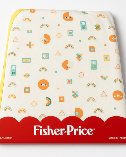 Baby Wrapping Sheet | Yellow Orange White