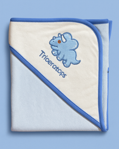 Hooded Bath Towel for Baby | New Born Baby Towel |Blue | Imported