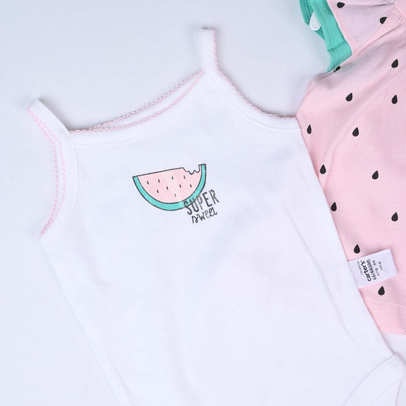 3 piece Watermelon Romper Set For baby girls| Imported - Image 3