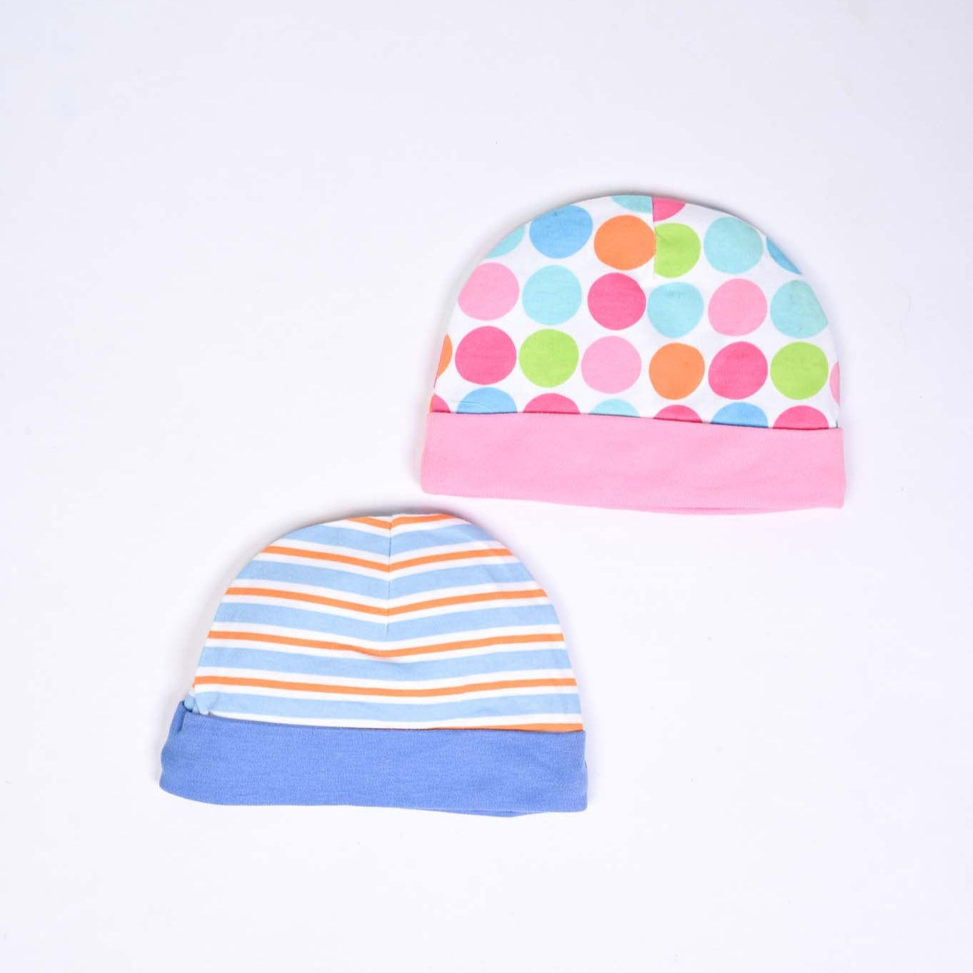 Infant Cotton Interlock Caps | Pack of 2 | Mix - Image 3