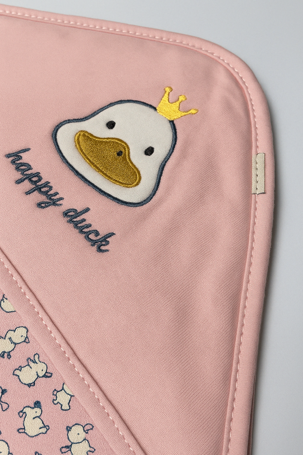 Baby Soft Wrapping Sheet Hooded Happy Duck - Image 3