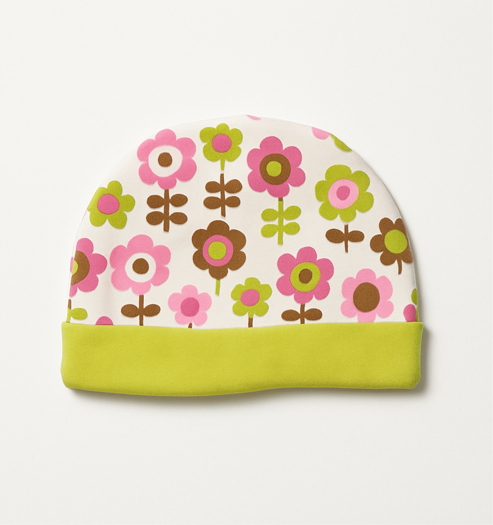 Infant Baby Cap Floral - Image 4