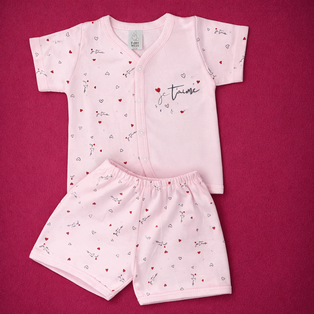 2 pc Newborn Set | Shirt | Shorts For Baby Boy / Girl - Image 3