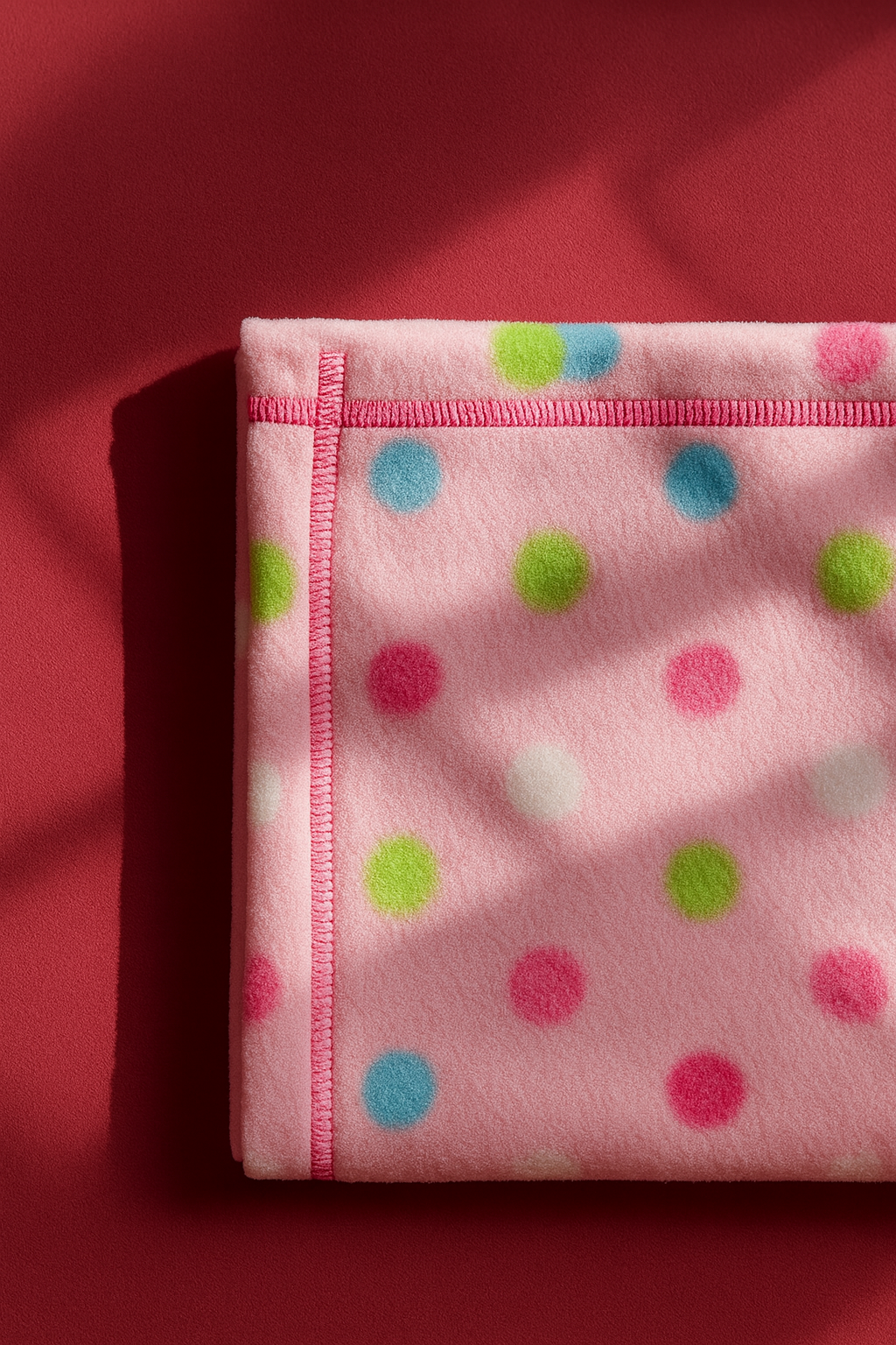 All Weather Blanket for Baby | Imported Pink Polka Dots Cover For infants
