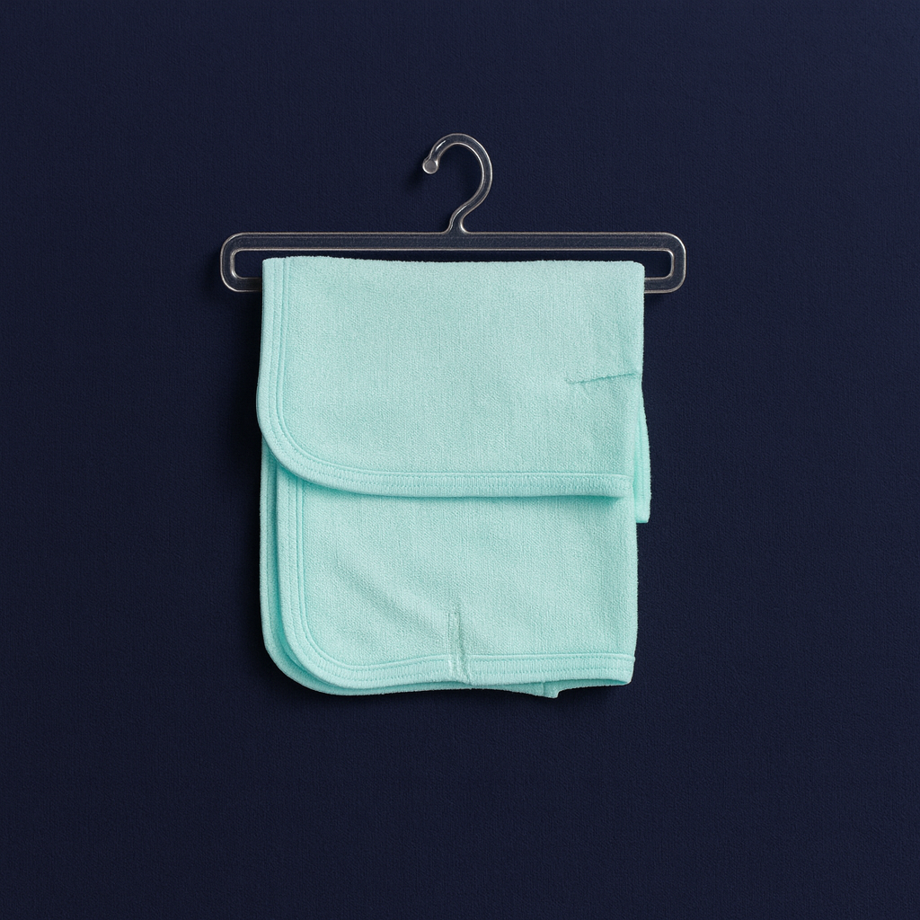 Burp Cloth for Baby | Blue | Set of 2 | Imported - Image 2