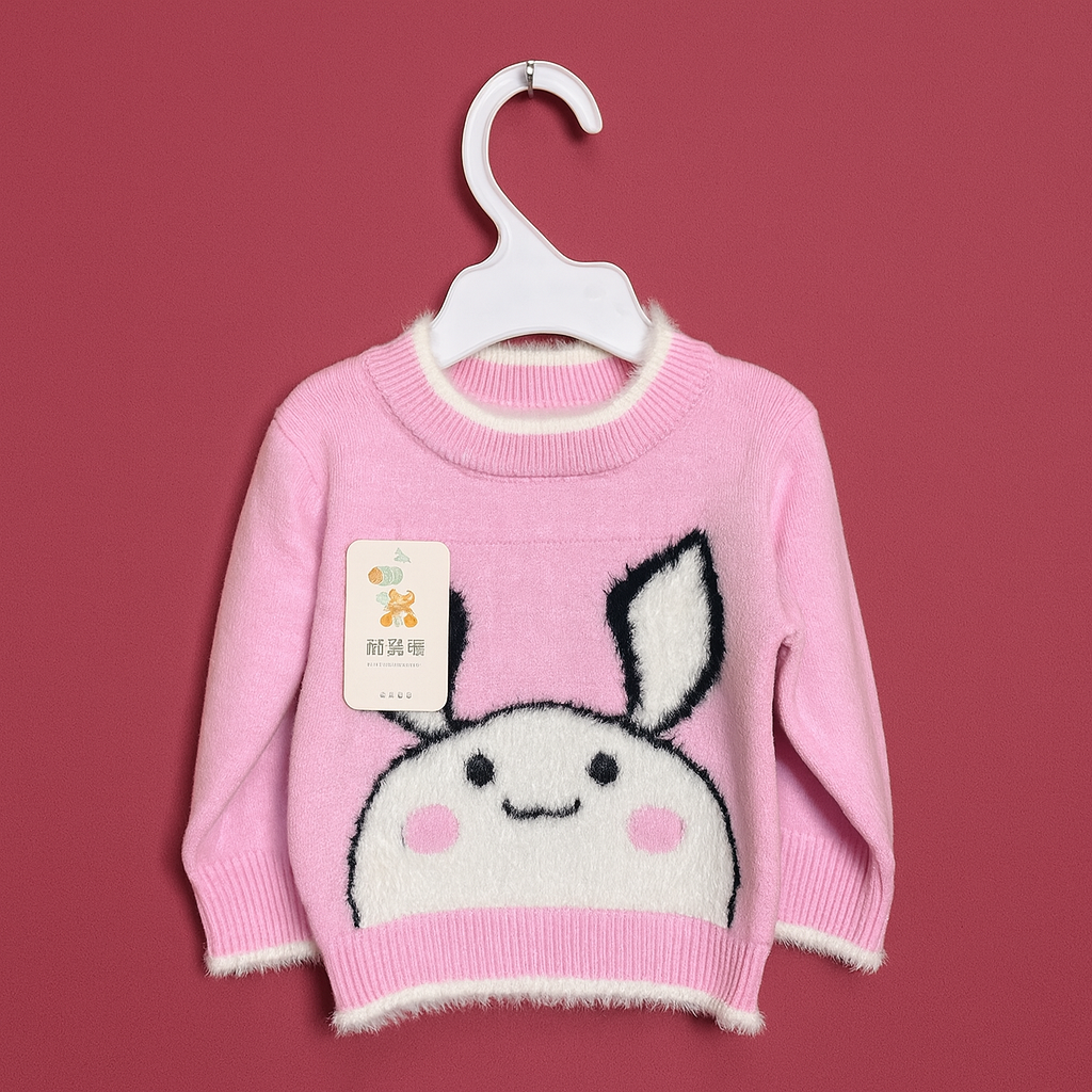 Baby Girl Body Suit | Lilac and Tea Pink Sweater for Baby