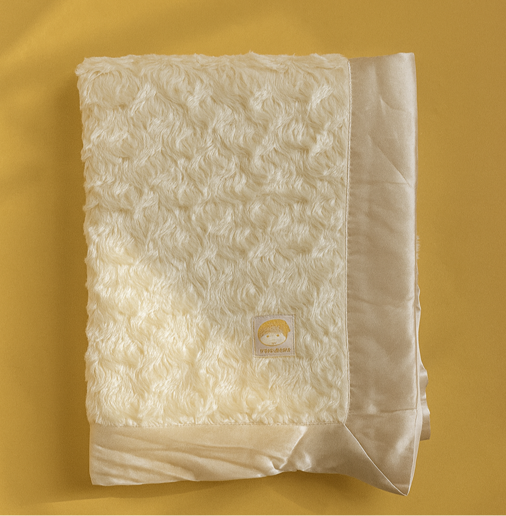 Winter Blanket for Baby With Pocket | Imported Pink and Gold Blanket For infants - Image 2