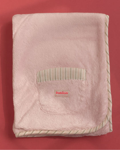 Winter Blanket for Baby With Pocket | Imported Pink Blanket For infants