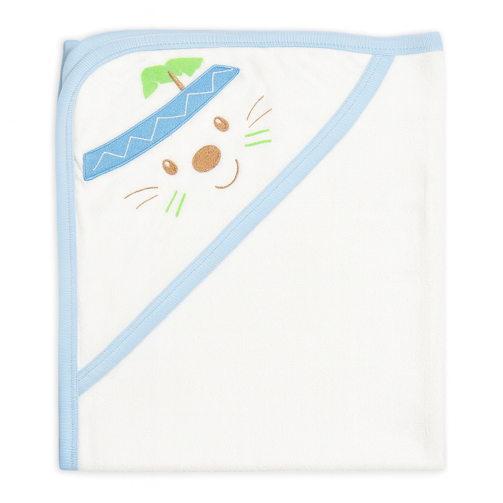 Baby Wrapping Sheet blue | White - Image 2